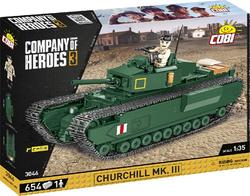 COBI конструктор Company of Heroes 3 Танк Mk III Черчілль, 654 деталей Танк Mk III Черчилль, 654 деталей COBI-3046
