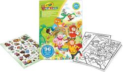 CRAYOLA Mini Kids розмальовка "Улюблені казки" та додатково наклейки 25-1081