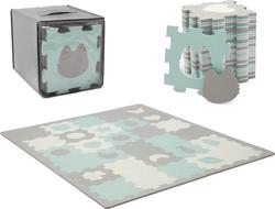 Kinderkraft коврик-пазл Luno Shapes, 30 элементов Mint (KPLUSH00MIN0000) KPLUSH00MIN0000
