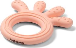 BabyOno прорезыватель для зубов силиконовый "Осьминог" Розовый 826/01bo