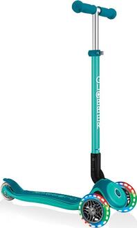 Globber самокат Primo Foldable Plus Lights зеленый 439-107