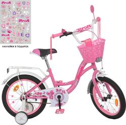 Prof1 велосипед дитячий 2-х кол 18д Butterfly Y1821-1 pink 25434ber