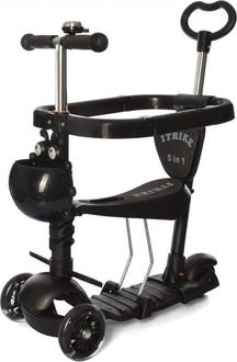 iTrike самокат 5в1 Maxi JR 3-027 3-027-B (black) 25383ber