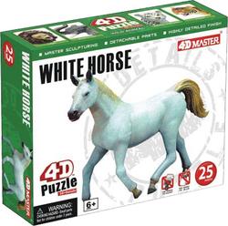 4D Master объемный пазл Белый конь 26458