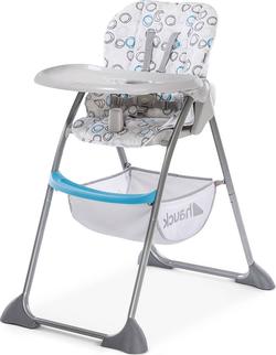 Hauck стільчик для годування Sit N Fold Circles blue 64102-6