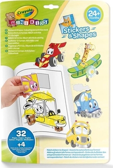 Crayola раскраска Mini Kids "Транспорт" 32 страницы и 4 страницы наклеек "Транспорт" 25-6938