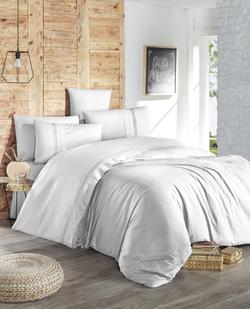 First Choice КПБ бязь de luxe ranforce евро gala beyaz (white) m016558