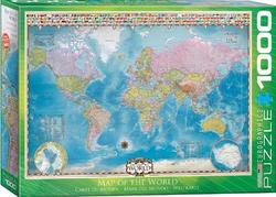 Eurographics пазл Наука 1000 елементів Карта мира 6000-0557