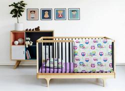 Уценка! COSAS комплект постельного белья 110х140 Бязь Совы -25% Уценка4822053096771-110х140