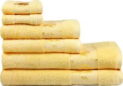 Maisonette рушник махровий Bamboo 76х152 500 г/м2 Желтый 20940bt