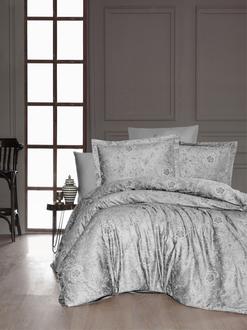 First Choice КПБ сатин люкс евро advina gri (grey) m016577