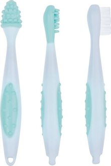 Bebe Confort набор зубных щеток с мешочком для хранения Blue 3106203000