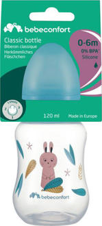 Bebe Confort бутылочка для кормления PP 120ML S.1, с силиконовой пустышкой, Little Buddies 3102202070