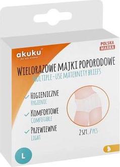 Akuku многоразовые трусики в сеточку размер L A0234