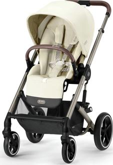 Cybex прогулочная коляска Balios S Lux TPE с бампером Seashell Beige 522002565bbg