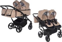 Junama коляска для двійні V3 Duo 01 Beige J-V3-DUO-01