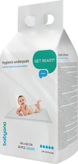 BabyOno гигиеническая пеленка 40 х 60 см 20 шт 513/20bo