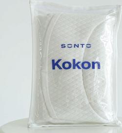 Sonto простыня влагостойкая к эргономичному матрасу "Kokon" Молочный 4820202710547