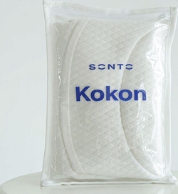Sonto простыня к эргономичногму матрасу "Kokon" Молочный 4820202710554