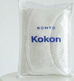 Sonto простирадло до ергономічного матраца "Kokon" Молочный 4820202710554