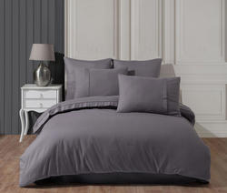 Hobby КПБ Premium Sateen 300TC STRIPE Gri серый 68565_2,0bt