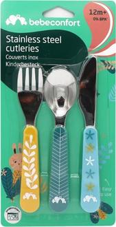 Bebe Confort набір металевих столових приборів Little Buddies 3105209910