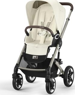 Cybex прогулочная коляска Talos S Lux TPE (с бампером) Seashell Beige 522002605bbg
