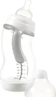 Difrax антиколікова пляшечка з силіконовою соскою та ручками 310 мл S-bottle Wide XL 707XL