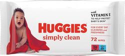 Huggies салфетки влажные Simply Clean  72х10 5029053582238