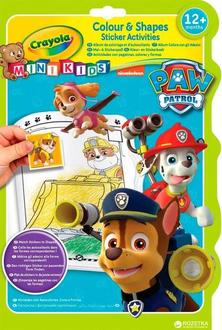 Crayola Mini Kids раскраска Paw Patrol 32 страницы и 4 страницы наклеек 81-1373