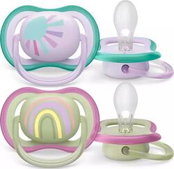 AVENT пустышка Ultra-Air 0-6 мес. для девочек SCF085/59 8720689017527