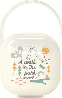 Suavinex футляр для пустышки A walk in the park белый 308201bbg