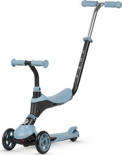 Qplay самокат трехколесный детский 5 в 1 Sema Blue ST-004SemaBlue