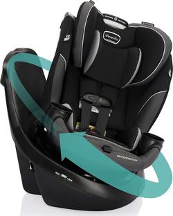 Evenflo автокрісло Revolve 360 Slim Canton Black 032884203567