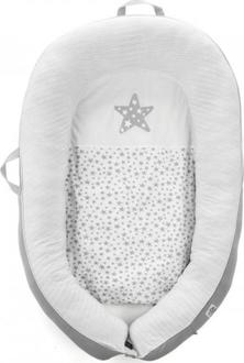 Jane кокон для сну з обмежувачем Growing Baby Nest Start серый/звезды 80272/S58