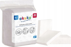 Akuku подушки косметичні ватні 60 шт. 60 шт. A0003