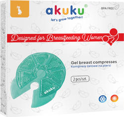 Akuku гелевые компрессы для груди 2 шт. A0534