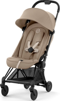 Cybex прогулочная коляска Coya Matt Black Cozy Beige 522005197bbg