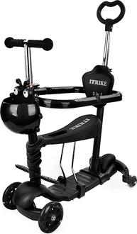 iTrike самокат 5в1 Maxi JR 3-101 3-101-B (black) 35415ber