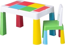 Tega дитячий комплект Multifun Eco 1+1 (столик та стілець) Мультиколор MF-004-134
