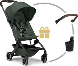 Joolz прогулочная коляска Aer+ с бампером и подстаканником Forest green 310480