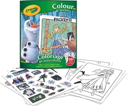 Crayola раскраска 32 страницы и 4 страницы наклеек "Disney Frozen"(2) 04-5864G