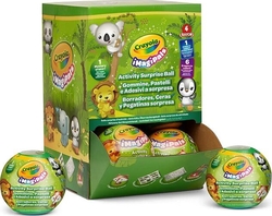 Crayola коллекционный набор-сюрприз 4в1 "Мир животных" с восковыми мелками 22986