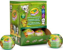 Crayola колекційний набір-сюрприз 4в1 "Світ тварин" з восковою крейдою 22986