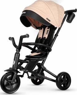 Qplay складной трехколесный велосипед Nova Niello Beige S700-12Nova+EvaBeige