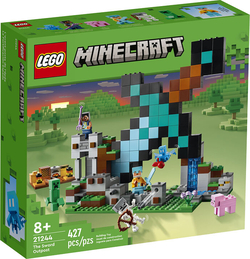 Lego конструктор Minecraft Форпост с мечом 21244erc