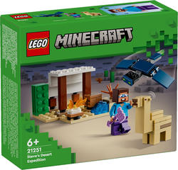 Lego конструктор Minecraft Экспедиция Стива в пустыню 21251