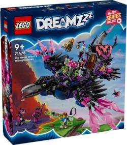 Lego конструктор DREAMZzz Опівнічний ворон Невідьми 71478erc