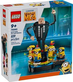 Lego конструктор Despicable Me 4 "Гру та посіпаки из кубиков" 75582erc