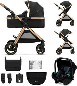 Kinderkraft універсальна коляска 3 в 1 Esme Pure Black KSESME00BLK3000